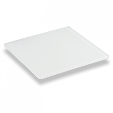 Plateau carré blanc 245 x 245 mm