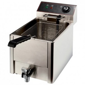 Deep fryers with detachable bowl 6 L 2,5 kW with tap