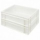 Bac Europe plein gerbable blanc 20,8 L 400 x 300 mm