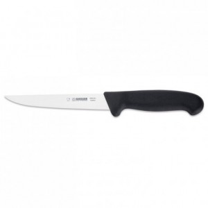 Boning knife black straight blade L 160 mm