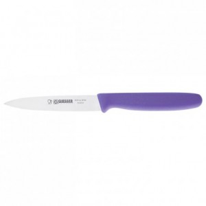 Couteau d'office manche violet L 100 mm