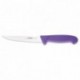 Couteau à désosser manche violet L 150 mm