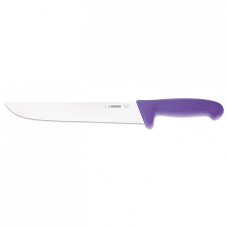 Couteau à découper manche violet L 210 mm