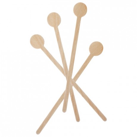 Wood cocktail stirrers (100 pcs)