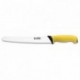 Couteau à pain Ecoline manche jaune L 250 mm