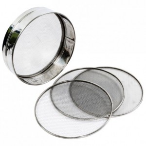 Sieve with interchangeable mesh stainless steel Ø 260 mm