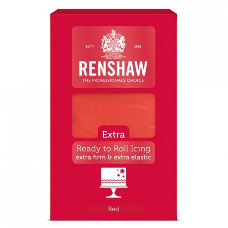 Pâte à sucre Renshaw EXTRA rouge 1 kg