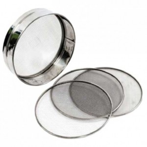 Sieve with interchangeable mesh stainless steel Ø 210 mm