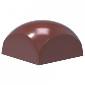 Moule 24 dômes carrés en polycarbonate pour chocolat
