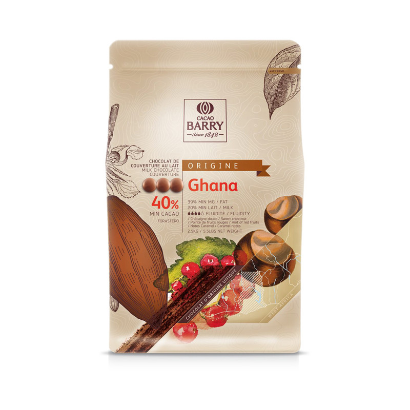 Favorite Gianduja - Chocolat Noir / Noisette 2.5 Kg - Cacao Barry -  Appareil des Chefs