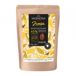 Jivara 40% chocolat au lait de couverture fèves 250 g
