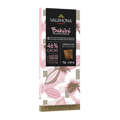 Bahibe 46% milk chocolate Single Origin Grand Cru Dominican Republic bar 70 g