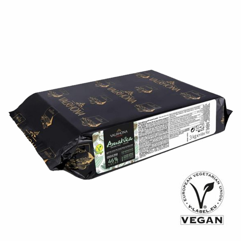 Amatika 46 Vegan Chocolate Blocks 3 Kg Labo Gato