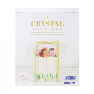 Boîte à gâteau Crystal PME 15 x 15 x 18 cm
