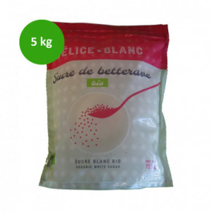 White beet sugar organic 5 kg