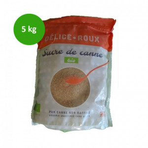 Brown cane sugar organic and fairtrade 5 kg