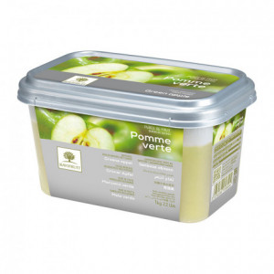 Green apple frozen purée Ravifruit 1 kg