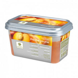 Yellow peach frozen purée Ravifruit 1 kg