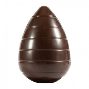 Moule 4 œufs assortis 65 mm en polycarbonate pour chocolat