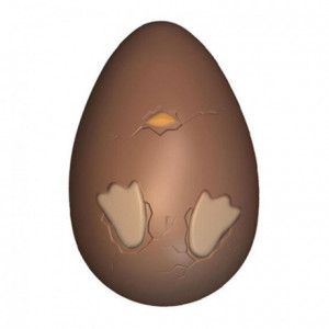 Moule œuf piou piou 150 mm en polycarbonate pour chocolat