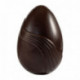 Moule œuf drapé 150 mm en polycarbonate pour chocolat