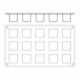 Moule silicone Gastroflex 15 cubes 35 x 35 mm