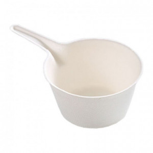 Appetizer in fiber mini fondue pot 5 cL (50 pcs)