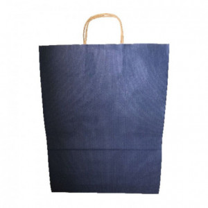 Paper shopping bag blue 320 x 420 mm (200 pcs)