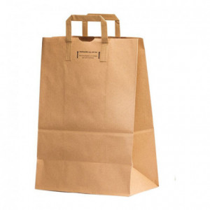 Paper shopping bag brown 320 x 350 mm (250 pcs)