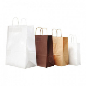Paper shopping bag brown 260 x 320 mm (250 pcs)