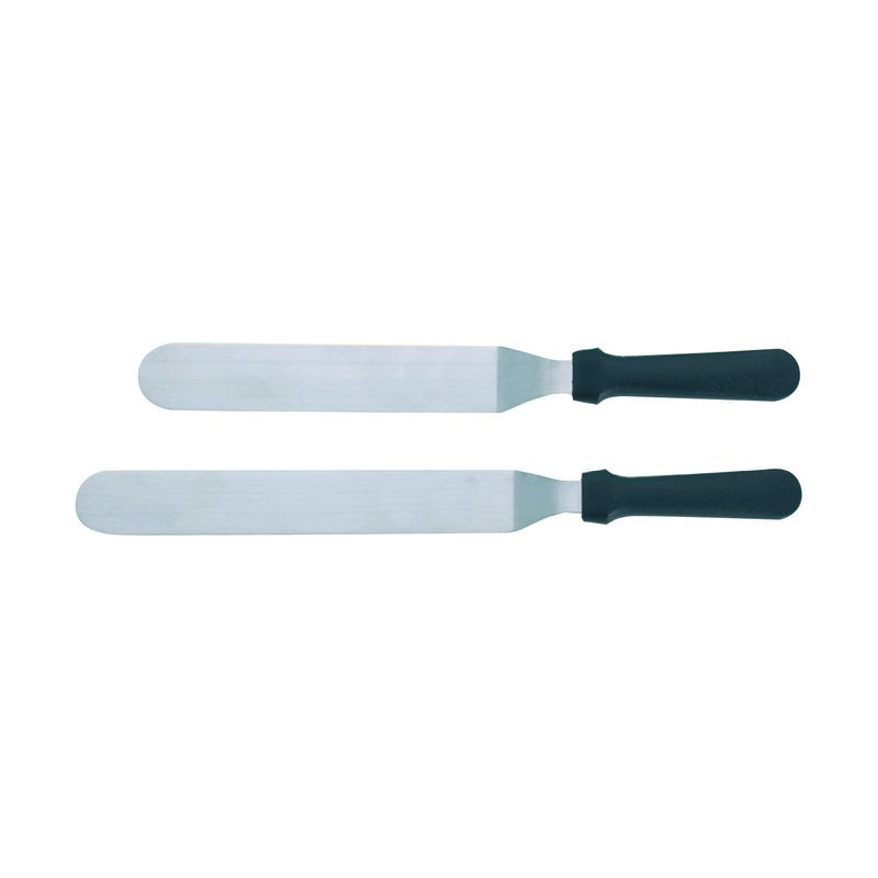 Palette ou spatule de cuisine coudée inox