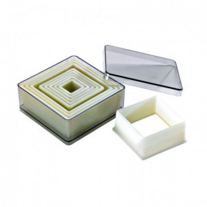 Box of 9 plain square cutters Polyglass - MF