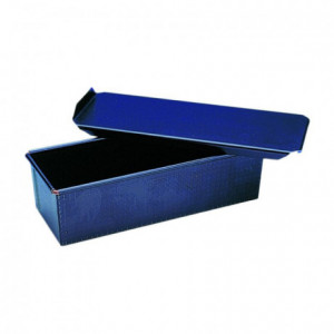 Sliced bread mold with blued sheet cover 1000 g - MF