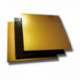 Gold and black square 26 cm (set of 50) - MF