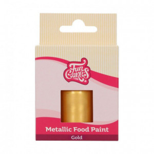 FunCakes Metallic Food Paint Gold 30 ml