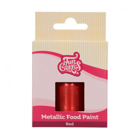 Peinture alimentaire FunCakes Red 30 mL
