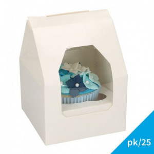 FunCakes Cupcake Box 1 - Blanco pk/25