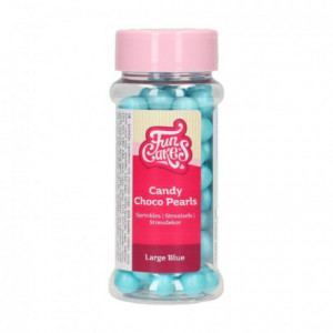 FunCakes Candy Choco Pearls Large Blue 70 g