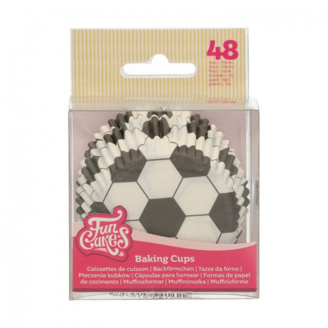 FunCakes Baking Cups Football pk/48