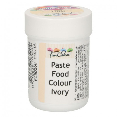 FunCakes FunColours Paste Food Colour - Ivory 30g