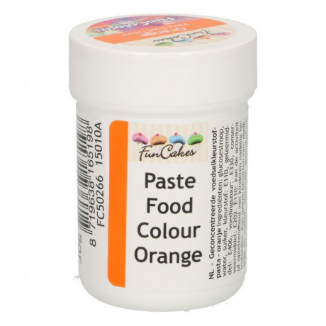 FunCakes FunColours Paste Food Colour - Orange 30g