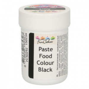 Colorant alimentaire en pâte FunCakes Black 30 g
