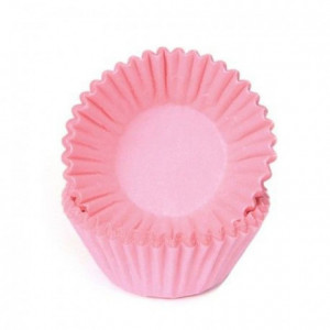 House of Marie Chocolate Baking Cups Pastel Pink pk/100