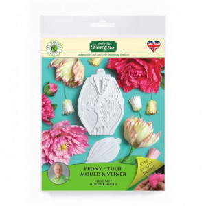 Moule Katy Sue Pivoine et tulipe