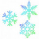 JEM Stencil Snowflakes pk/3