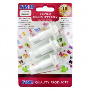 PME Butterfly Plunger Cutter Mini set/3