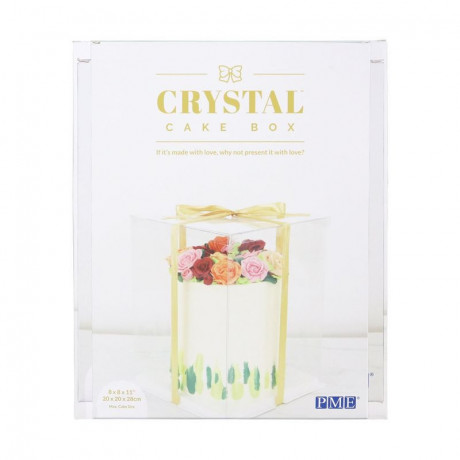 Boîte à gâteau Crystal PME 25 x 25 x 33 cm