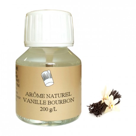 Bourbon vanilla 200 g/L natural flavour 58 mL