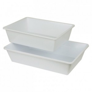 Shallow rectangular food container 13 L 500 x 340 x 110 mm