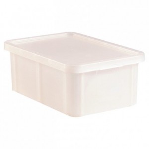 Container with lid 55 L white
